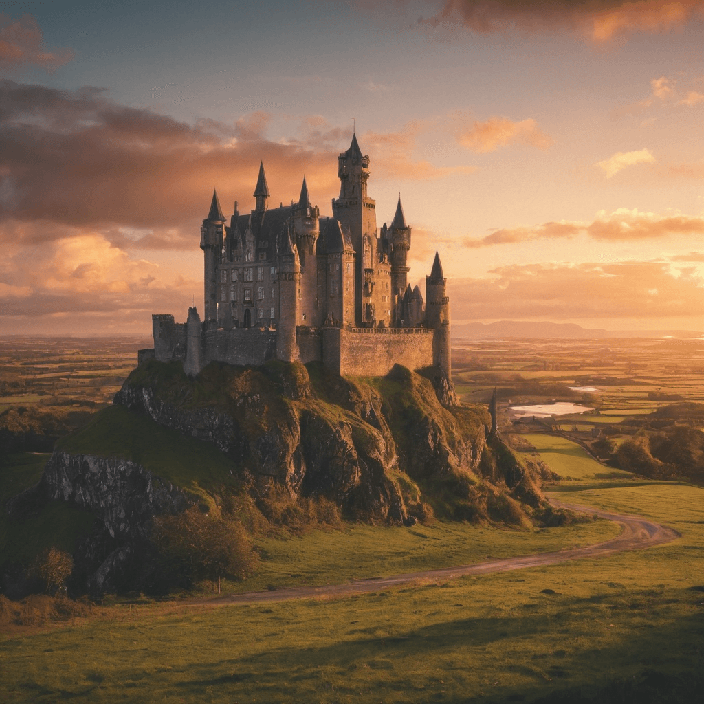 Generated Image of Irish Castle